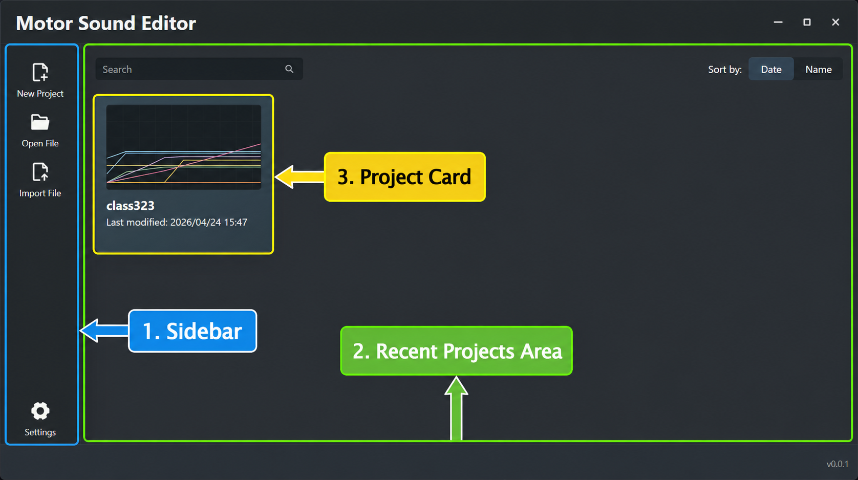 Annotated home screen